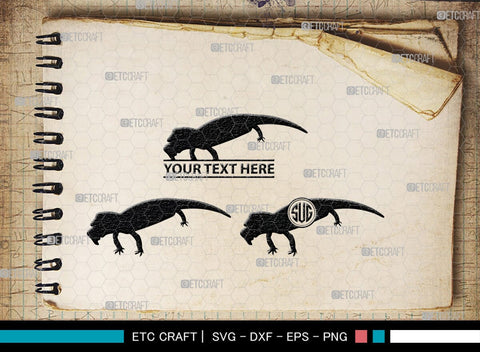 Skink Monogram, Skink Silhouette, Skink SVG, Skink Reptile Svg, Skink Lizard Svg, Skink Lizard Svg, Tongue Skink Svg, SB00319 SVG ETC Craft 