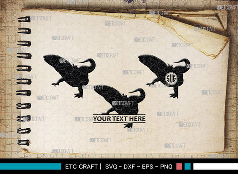 Skink Monogram, Skink Silhouette, Skink SVG, Skink Reptile Svg, Skink Lizard Svg, Skink Lizard Svg, Tongue Skink Svg, SB00319 SVG ETC Craft 