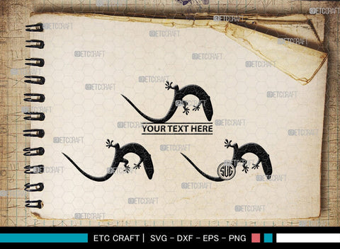 Skink Monogram, Skink Silhouette, Skink SVG, Skink Reptile Svg, Skink Lizard Svg, Skink Lizard Svg, Tongue Skink Svg, SB00319 SVG ETC Craft 