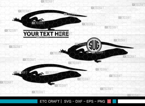 Skink Monogram, Skink Silhouette, Skink SVG, Skink Reptile Svg, Skink Lizard Svg, Skink Lizard Svg, Tongue Skink Svg, SB00319 SVG ETC Craft 
