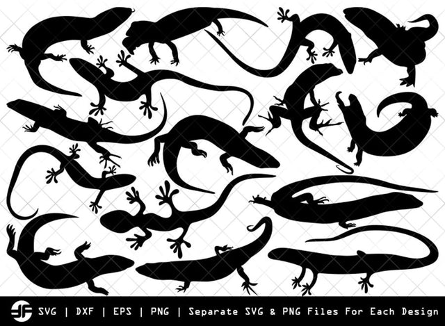 Skink SVG | Animal SVG | Silhouette Bundle | SVG Cut File SVG ETC Craft 