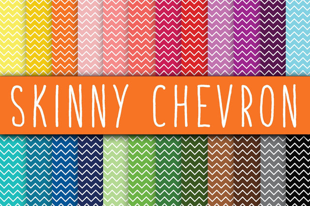 Skinny Chevron Digital Paper Sublimation Old Market 