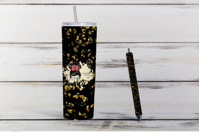 Skinny Tumbler 20oz Design & Pen Wraps Template, kindergarten teacher life Png, Teacher Life, Messy Bun Png,kindergarten teacher sublimation Sketch DESIGN ArtStudio 