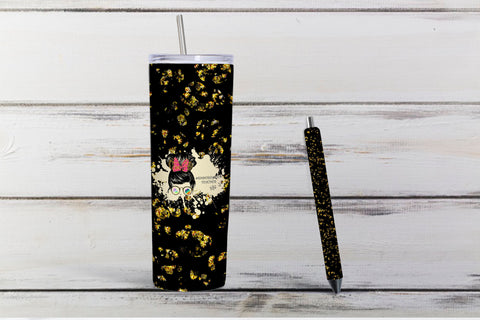 Skinny Tumbler 20oz Design & Pen Wraps Template, kindergarten teacher life Png, Teacher Life, Messy Bun Png,kindergarten teacher sublimation Sketch DESIGN ArtStudio 