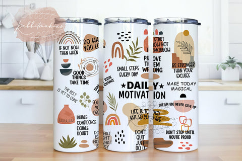 Skinny Tumbler Boho Daily Motivation Affirmations Tumbler Wrap Inspirational Tumbler png , Self Lover,Positive wording Digital png Sublimation Rabbitmakies 