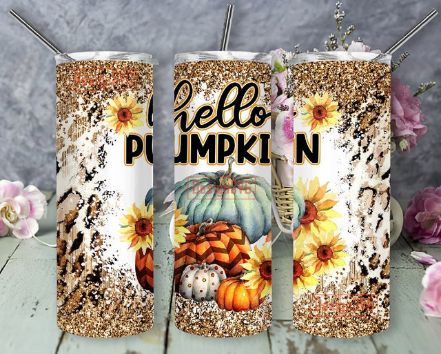 Skinny tumbler Fall tumbler Pumpkin tumbler Leopard Print tumbler Glitter tumbler Hello Pumpkin tumbler Sublimation Designs Downloads PNG Sublimation DesignSVG 