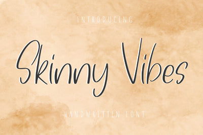 Skinny Vibes Font dapiyupi store 