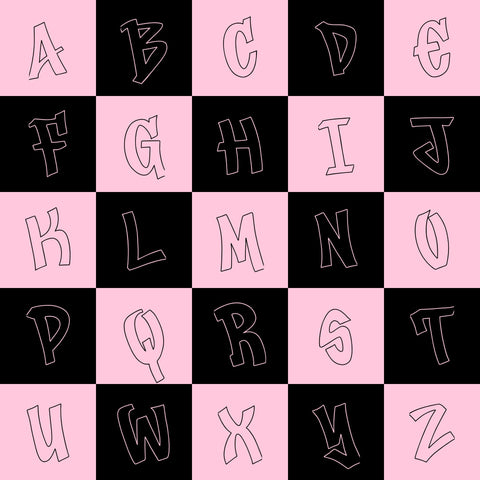 Skippin' School Hand Lettered Graffiti Font | Casual Font | Outline Font | Headline Font Font Maple & Olive Designs 