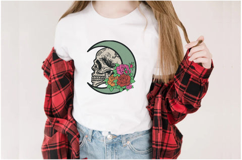 Skull and Moon Sublimation Sublimation Jagonath Roy 