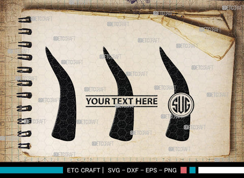 Skull Bull Monogram, Skull Bull Silhouette, Skull Bull SVG, Bull Skull Svg, Bull Head Svg, Buffalo Skull Svg, Bull Horns Svg, SB00320 SVG ETC Craft 