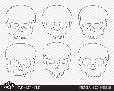 Skull Bundle | Halloween SVG SVG Texas Southern Cuts 