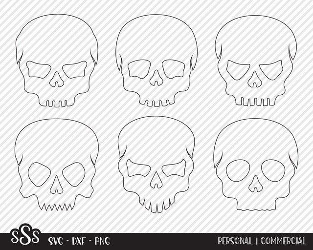 Skull Bundle | Halloween SVG SVG Texas Southern Cuts 