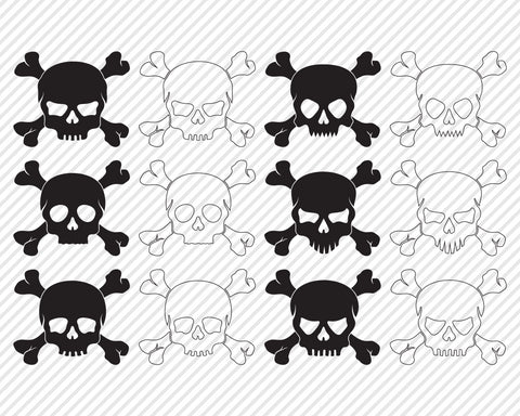 Skull Bundle | Halloween SVG SVG Texas Southern Cuts 