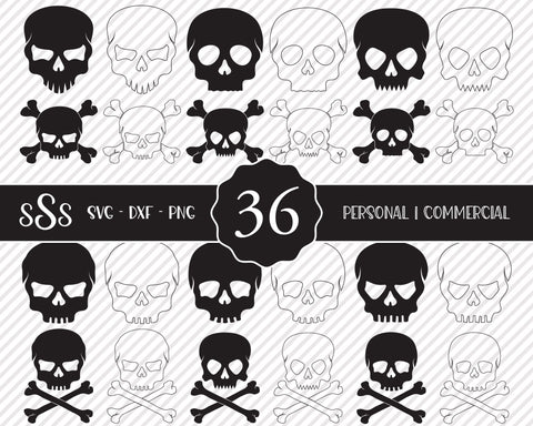 Skull Bundle | Halloween SVG SVG Texas Southern Cuts 