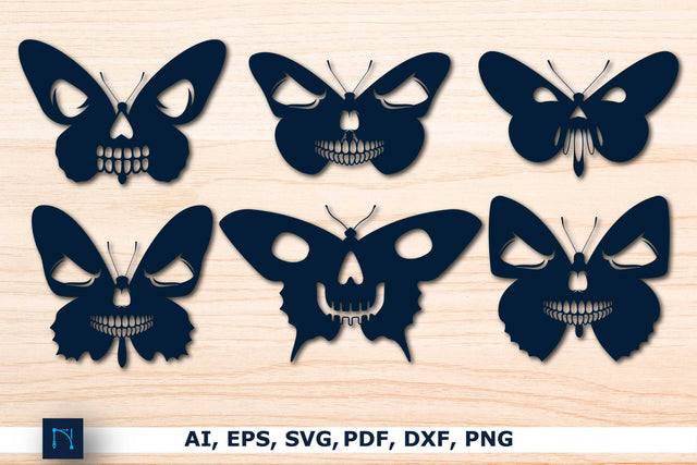Skull Butterfly SVG, Halloween SVG Set SVG MD JOYNAL ABDIN 
