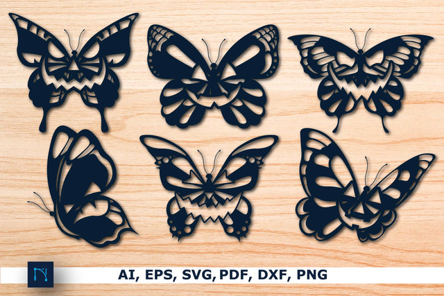 Skull Butterfly SVG, Halloween SVG Set SVG MD JOYNAL ABDIN 