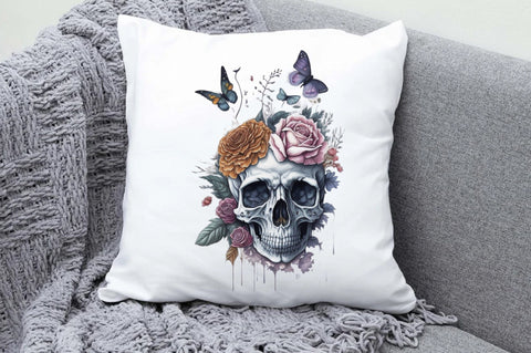 Skull Butterfly with Roses Sublimation Vol-2 Sublimation Jagonath Roy 