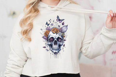 Skull Butterfly with Roses Sublimation Vol-20 Sublimation Jagonath Roy 