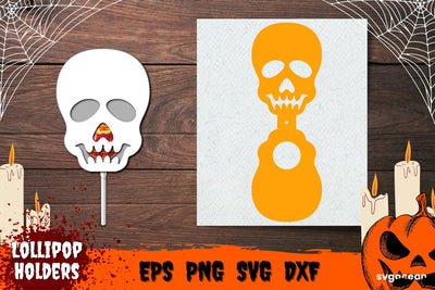 Skull Candy Holder | Lollipop Holders | Svg Bundle | Cut File SVG SvgOcean 