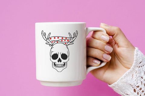 skull christmas svg , skull santa svg SVG dadan_pm 