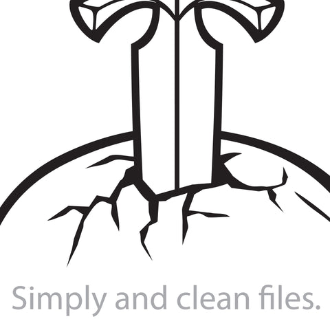 Skull Dagger Knife SVG TribaliumArtSF 