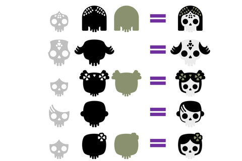 Skull designs SVG Digital Gems 