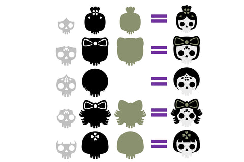 Skull designs SVG Digital Gems 