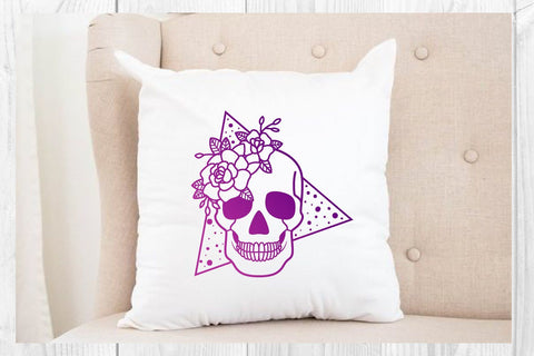Skull Flower SVG, sublimation, skeleton SVG dadan_pm 