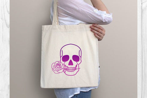 Skull Flower SVG, sublimation, skeleton SVG dadan_pm 