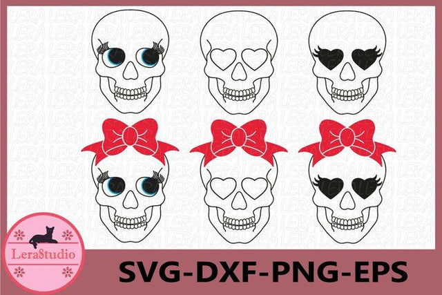 Skull Girls Svg SVG Lerastudio 
