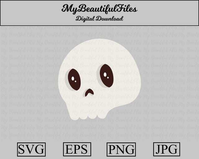 Skull- Halloween SVG MyBeautifulFiles 