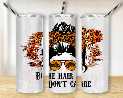 Skull Mom Bun Glasses Digital Download, Bike Hair Don't Care Tumbler Design, Sublimation Designs Downloads, Skinny Tumbler 20oz Design Sublimation BouDesign 