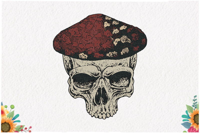 Skull Mushroom Sublimation Sublimation Jagonath Roy 