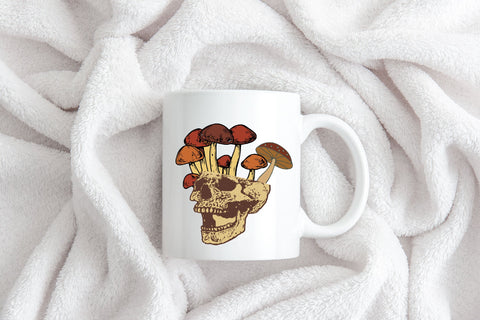 Skull Mushroom Sublimation Sublimation Rupkotha 