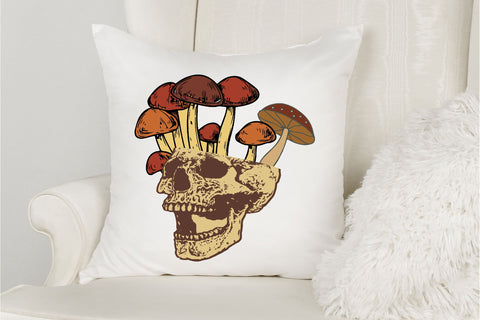 Skull Mushroom Sublimation Sublimation Rupkotha 