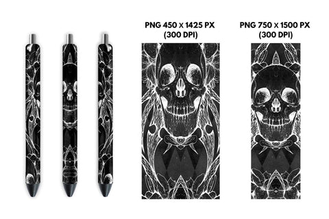 Skull Pen Sublimation Sublimation SvgOcean 