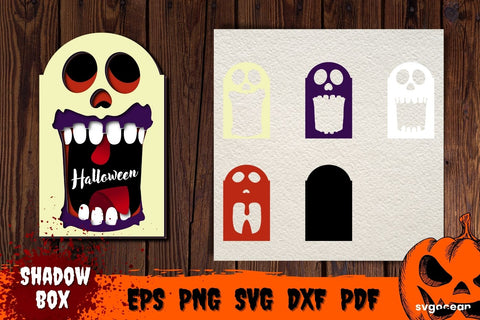 Skull Pop Up Card Template | Pop-up | Cut Files SVG SvgOcean 