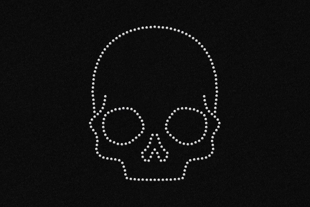 Skull Rhinestone Template - So Fontsy