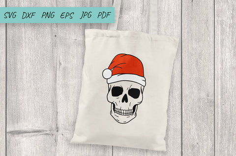 Skull Santa SVG, Christmas skull SVG, Christmas SVG SVG Irina Ostapenko 