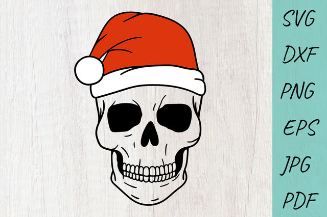 Skull Santa SVG, Christmas skull SVG, Christmas SVG SVG Irina Ostapenko 