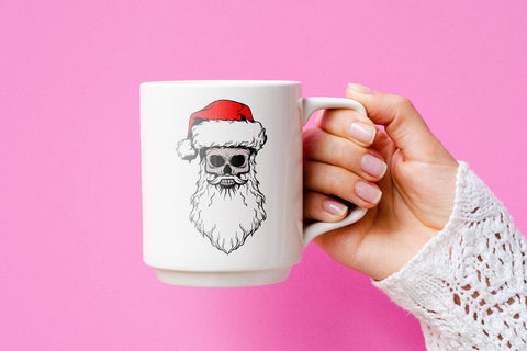 Skull Santa SVG, Skull Designs, Christmas SVG Cut Files SVG dadan_pm 