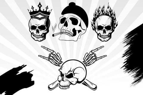 Skull SVG Bundle SVG Regulrcrative 