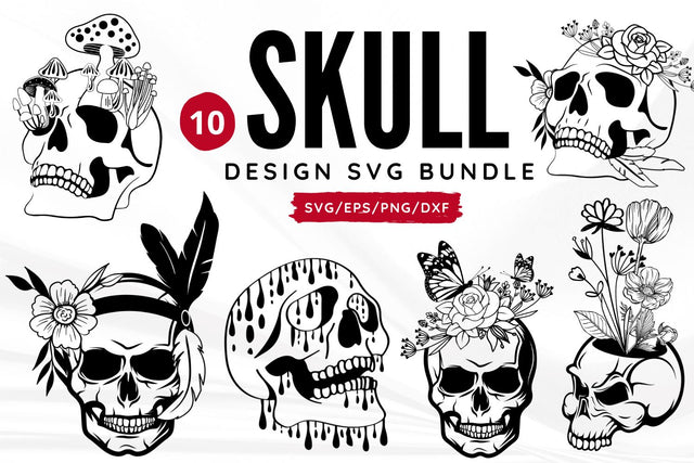 Skull SVG Bundle SVG Regulrcrative 