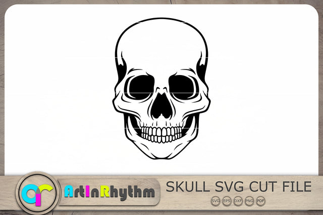 Skull SVG, Skull SVG File, Skull Clipart, Halloween SVG, Happy Halloween SVG SVG Artinrhythm shop 