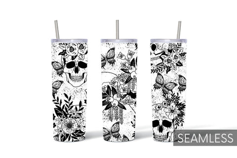 Skull Tumbler Sublimation Sublimation SvgOcean 