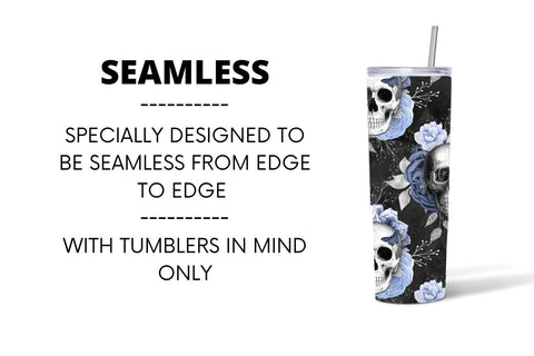 Skull Tumbler Sublimation Sublimation SvgOcean 