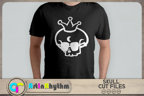 Skull with shades / Skeleton SVG SVG Artinrhythm shop 