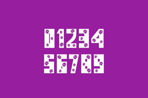 Skulls - A Halloween Font Font Masyafi Studio 