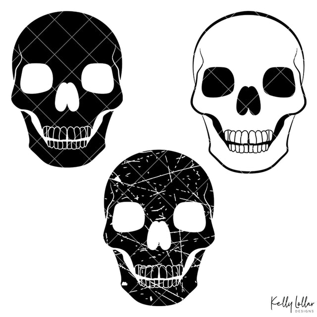 Skulls SVG Kelly Lollar Designs 