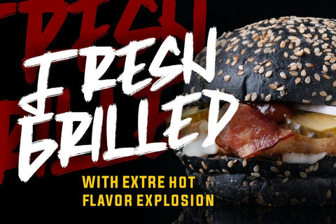 Skulrock Hard Display Typeface Font Creatype Studio 